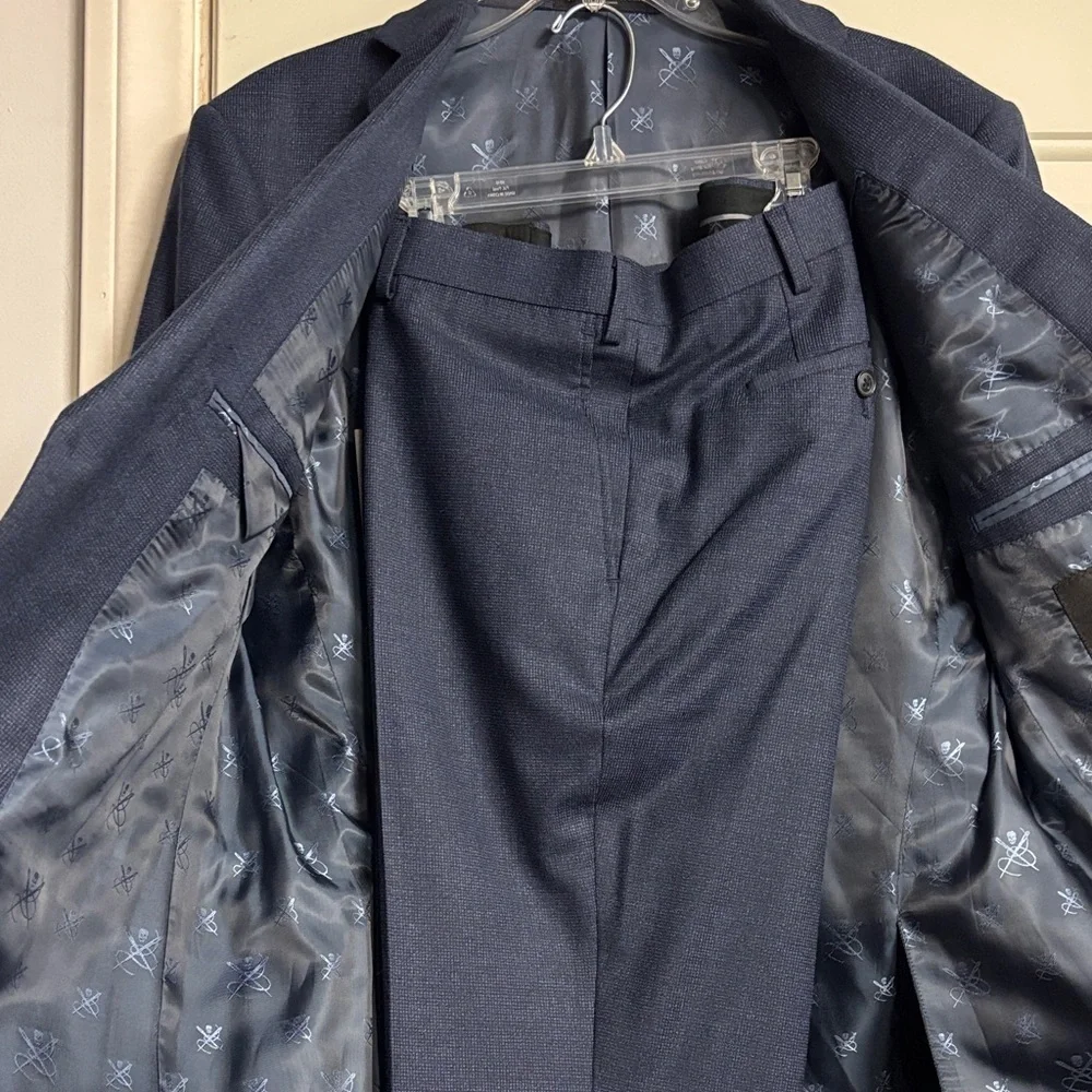 John Varvatos Midnight Blue Suit